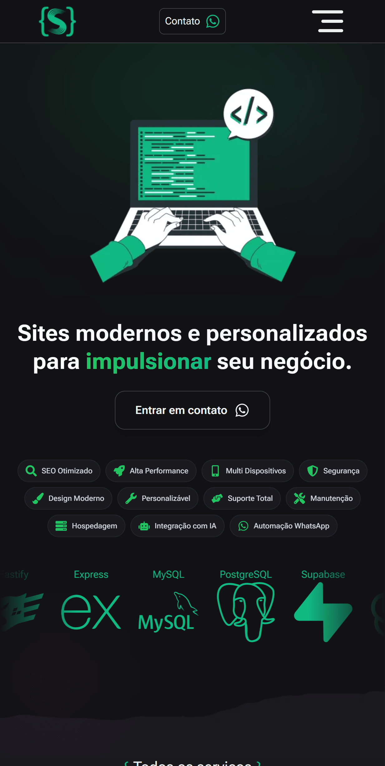 imagem de Meu site pessoal